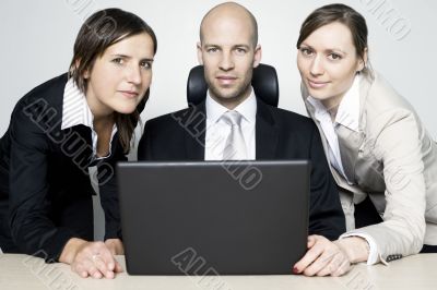 A business team