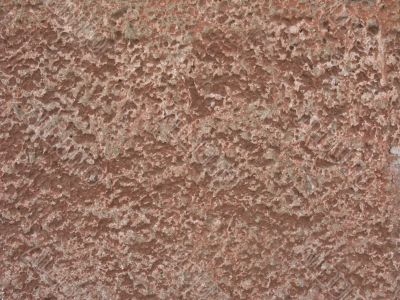 Red colored cement wall