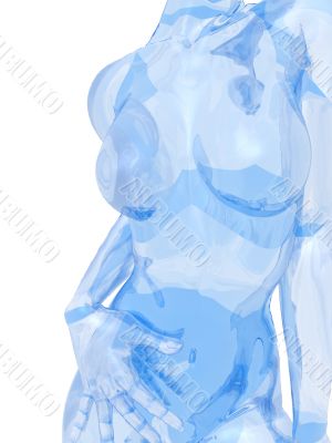 glass woman