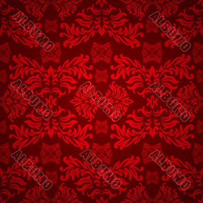 red floral gothic