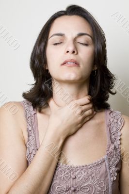 Sore Throat woman