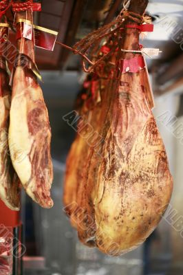 Ham hanging