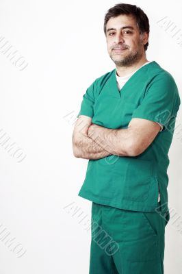 Middle-age surgeon