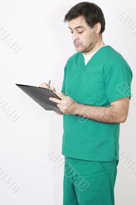 Middle-age surgeon