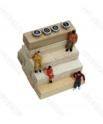 Working up toward goals