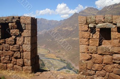 Inca ruins in Pisac