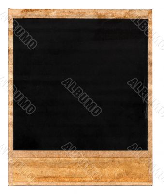 old dirty photo frame