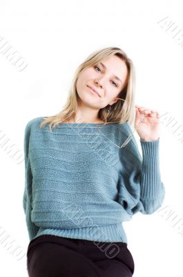 Girl with glasses