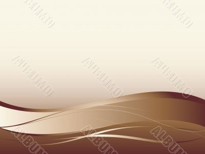 Background with abstract smooth lines