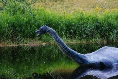 Loch ness monster in scotland