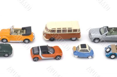 toy car on white