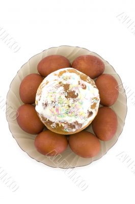 Easter sweets and eggs