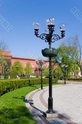 lantern in park