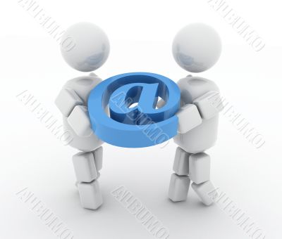 e-mail concept