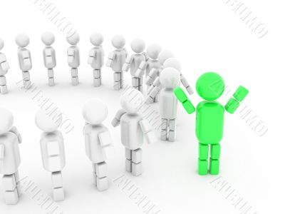 standing out