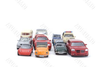 model car on white