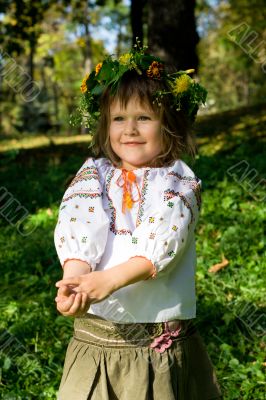 Pretty smiling Ukrainian girl
