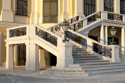 Staircase palace Schoenbrunn, Vienna