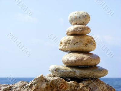 The pyramid of stones