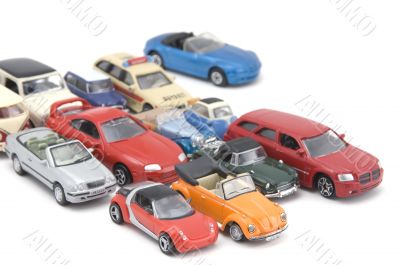 model toy car closeup
