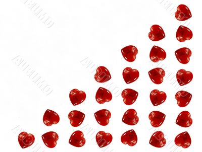 Hearts background