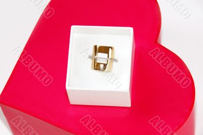 Gold ring gift