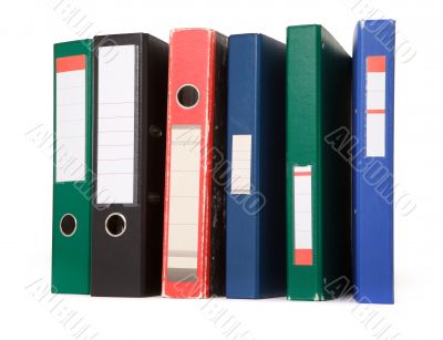 colorful files