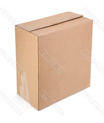 single cardboard box