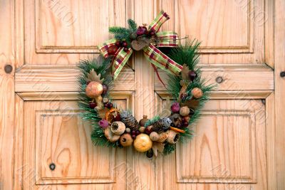 Christmas door decoration