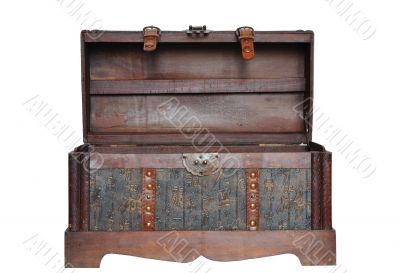 Wooden chest