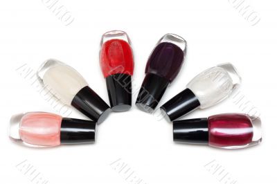 Vials colour varnish nailwaer,1/2 round