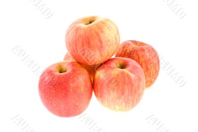 juicy red apples