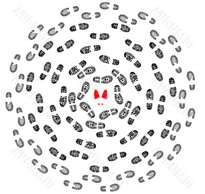foot prints
