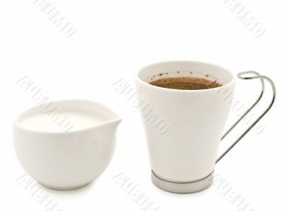 Coffee and cream