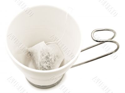 white modern cup