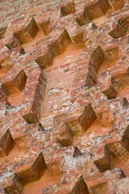 Detail of the castle of Aracena