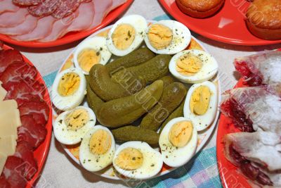 Decorative appetizing food