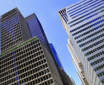 Office modern buildings