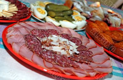 Appetizing meat dishes