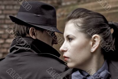 vintage style couple