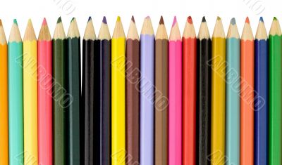 Set of color pencils