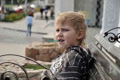 Boy With Lollipop