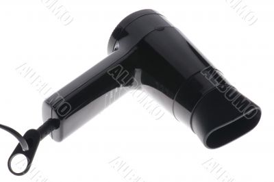Black hair drier closeup