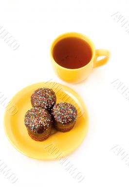 cake and tea