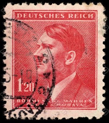 Adolf Hitler postage stamp