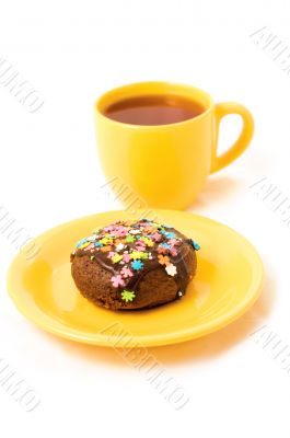 cake and tea