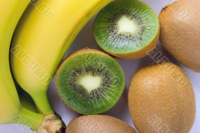 kiwi and banana