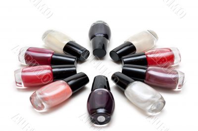 Vials colour varnish nailwaer, star six