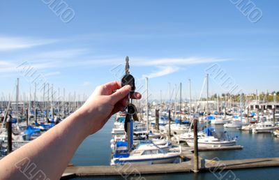 Keys to new boat