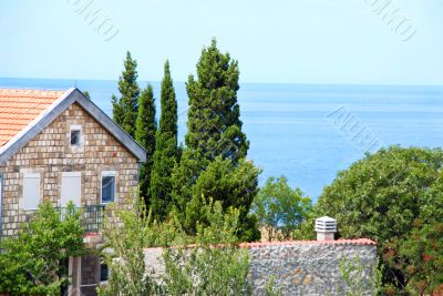 House on seaside